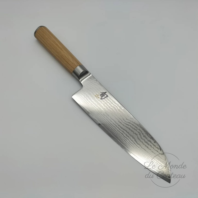 Couteau japonais santoku Kai Shun White