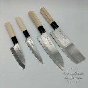 Seki Ryu Japanese knife set, 4 pieces