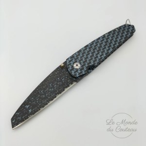 Handmade full-carbon knife by Alain Andre