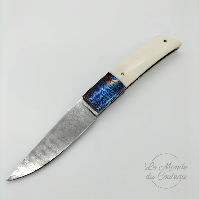 Damascus knife by Giuseppe Pala
