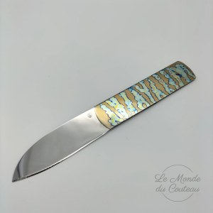 Coltello artigianale "Air Tigre" di Roberto Ottonello