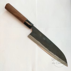 Handgefertigtes japanisches Tosa-Kiyokane-Santoku-Messer