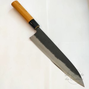 Handgefertigtes japanisches Kuro-Keyaki-Gyuto-Messer