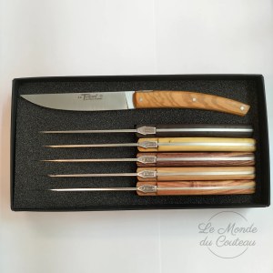 Cuchillos de mesa Thiers 6 madera